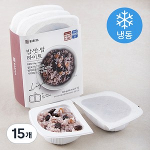 밥이야 0.5공기 밥맛밥라이트 알콩밥 (냉동), 200g, 15개