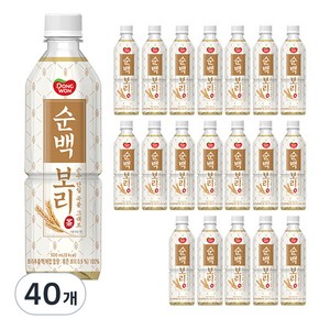 동원 순백 보리차, 500ml, 40개