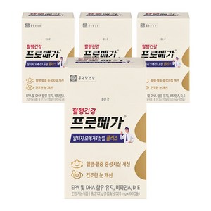 프로메가 알티지 오메가3 듀얼 플러스, 60정, 4개