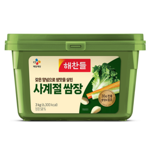 해찬들 사계절 쌈장, 3kg, 1개