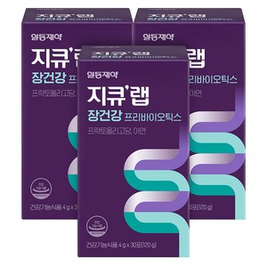 지큐랩 장건강 프리바이오틱스 30p, 120g, 3개