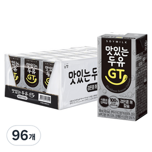 맛있는두유GT 검은콩 깨 칼슘, 190ml, 96개