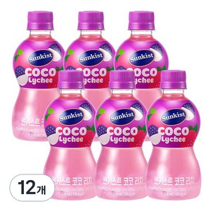 썬키스트 코코 리치 음료, 300ml, 12개