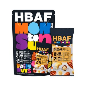 HBAF 먼투썬 하루견과 블랙, 200g, 1개