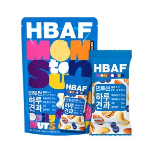 HBAF 바프 먼투썬 하루견과 블루, 200g, 1개