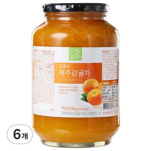 초록원 제주감귤차, 2kg, 1개입, 6개