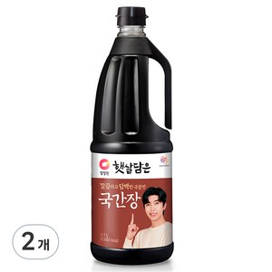 청정원 햇살담은 국간장, 1.7L, 2개