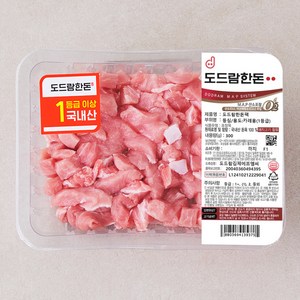 도드람한돈 1등급 등심 카레용 (냉장), 300g, 1개