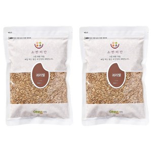 씨익 소반미반 귀리쌀, 500g, 2개
