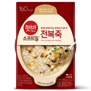 햇반 전복죽, 280g, 1개