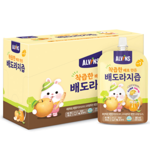 엘빈즈 착츱한 배로 만든 배도라지즙 80ml, 20개, 혼합맛(배/도라지)