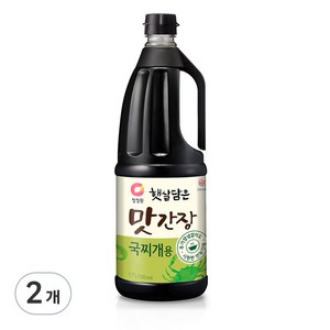 청정원 햇살담은 맛간장 국찌개용, 2개, 1.7L