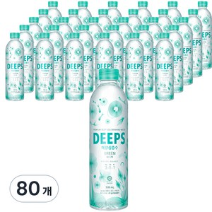 Deeps 해양심층수 그린, 500ml, 80개