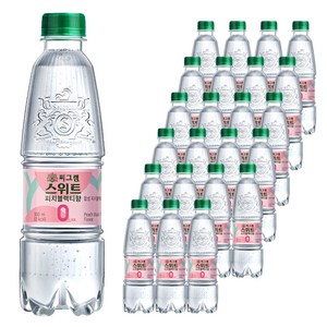 씨그램 스위트 피치블랙티향, 350ml, 24개