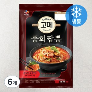 고메 중화짬뽕 2인분 (냉동), 652g, 6개