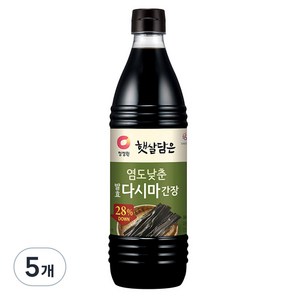 햇살담은 염도낮춘 발효 다시마 간장, 840ml, 5개