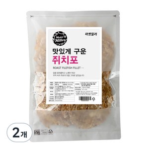 마켓밀러 맛있게 구운 쥐치포, 500g, 2개