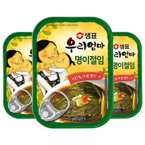 샘표 우리엄마 명이절임, 70g, 3개