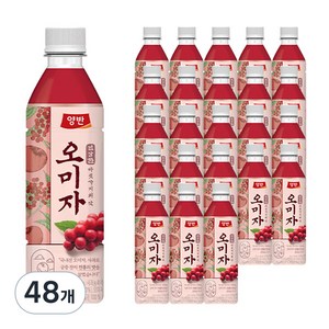 양반 오미자 음료, 500ml, 48개