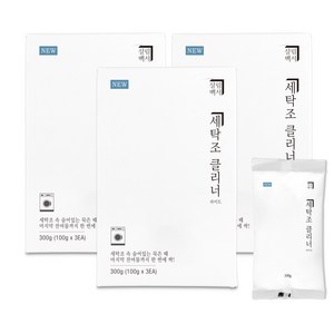 살림백서 세탁조 클리너 라이트, 100g, 3개