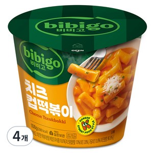 비비고 치즈 컵떡볶이, 108g, 4개