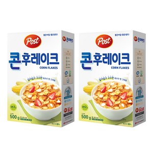 포스트 콘후레이크 시리얼, 500g, 2개