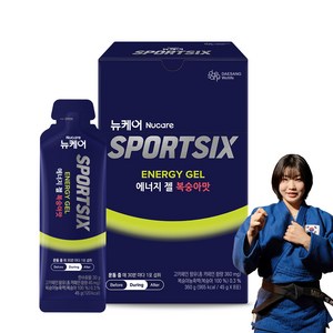 뉴케어스포식스 에너지 젤 복숭아맛, 8회분, 360g, 1개