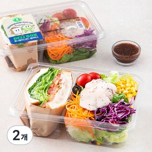 그린래빗 튜나샐러드샌드 델리박스, 265g, 2개