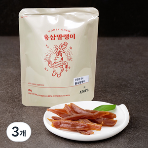 허니츄 홍삼말랭이, 3개, 35g