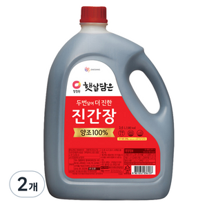 햇살담은 두번 달여 더 진한 진간장, 3.6L, 2개