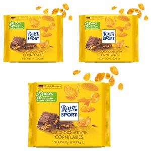 리터스포트 콘플레이크 초콜릿, 100g, 3개