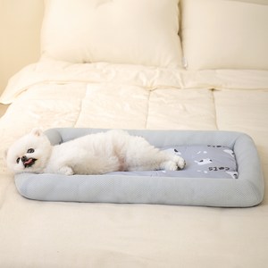 레토 반려동물 쿨매트, 그레이, 1개