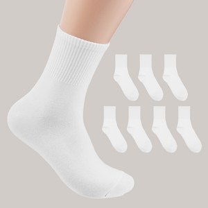 캐럿 남성용 고밀도 크루 삭스 8켤레 세트