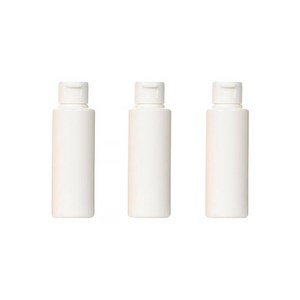 더자카 베이직 똑딱 공병 100ml, 3개, 화이트