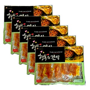 행복한간식 강아지 사사미 간식 400g, 사사미 윙맛, 5개