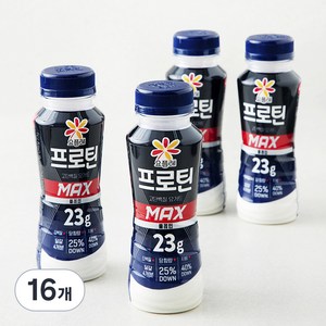 요플레 프로틴 맥스 플레인, 210ml, 16개