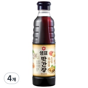 샘표 조림볶음용 맛간장, 500ml, 4개