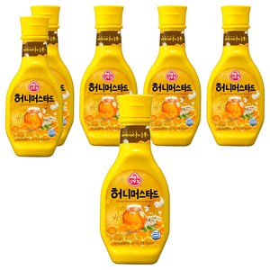 오뚜기 허니머스타드 소스, 265g, 6개