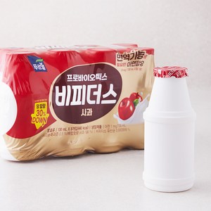 푸르밀 프로바이오틱스 비피더스 사과 요구르트, 130ml, 8개