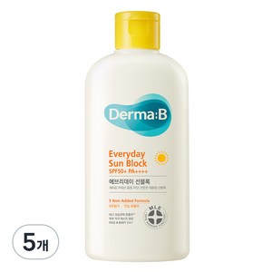 더마비 에브리데이 선블록 SPF50+ PA++++, 200ml, 5개