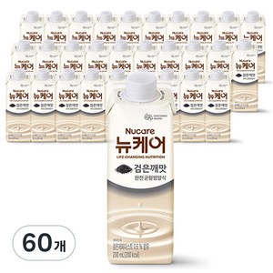 대상웰라이프 뉴케어 검은깨맛 완전균형영양식, 200ml, 60개