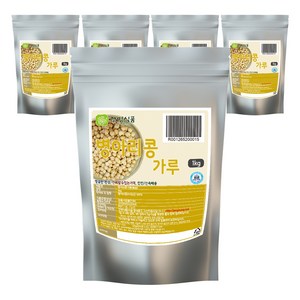 장명식품 병아리콩 볶음가루, 5개, 1kg