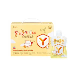 함소아 홍키통키 프라임 옐로우 유아홍삼, 450ml, 1개