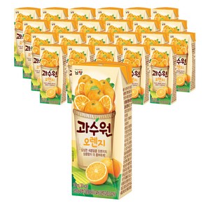 남양과수원 오렌지 과일음료, 190ml, 24개