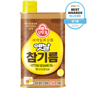 오뚜기옛날 참기름, 500ml, 1개