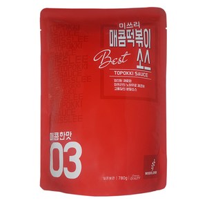 미쓰리 떡볶이소스 03 매콤한맛, 780g, 1개