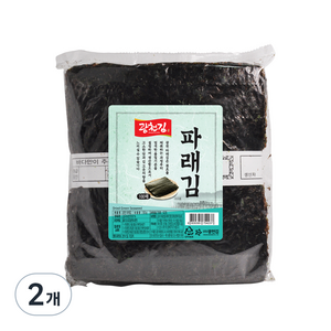 광천김 파래 생김 100p, 150g, 2개