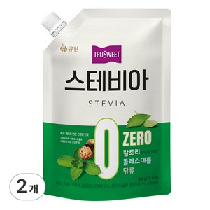 큐원 트루스위트 스테비아, 380g, 2개