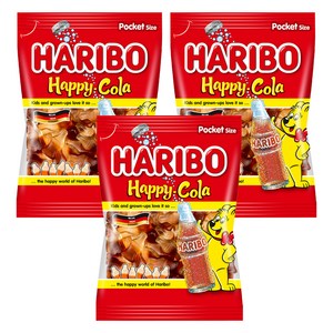 하리보 해피콜라향 젤리, 100g, 3개
