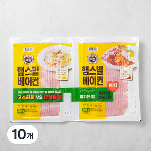 백설 햄스빌 베이컨, 205g, 10개